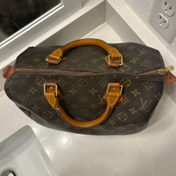 Louis Vuitton Dark Brown Monogram Satchel